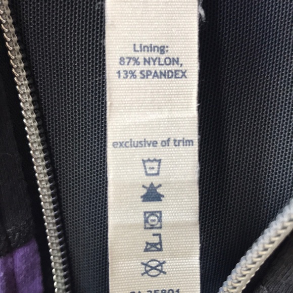 Lululemon Athletica Gray/Purple Front Zip Jacket - Picture 11 of 11